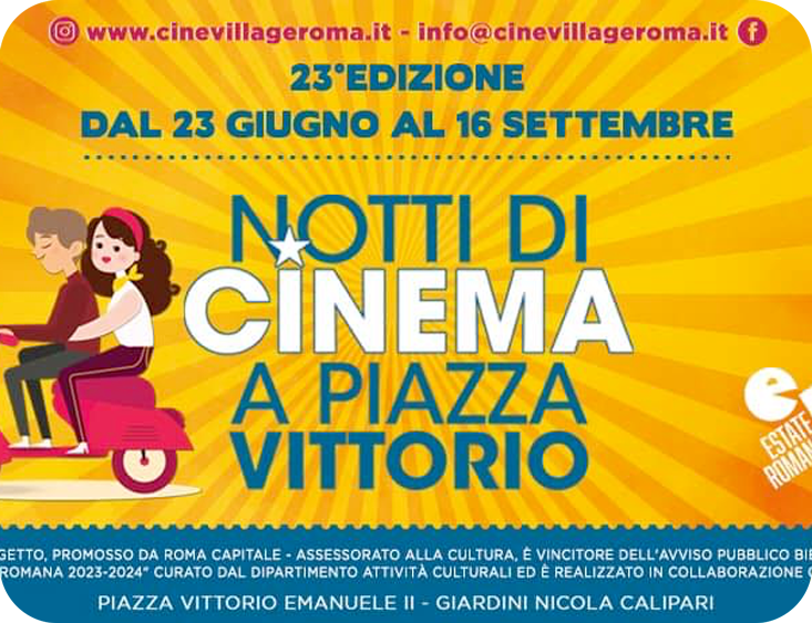 Notti di Cinema a Piazza Vittorio e Cinevillage Monteverde